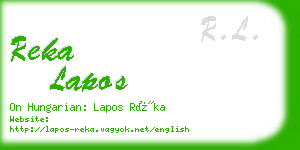 reka lapos business card